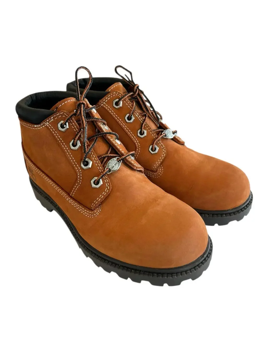 Timberland Boot Chukka Mens Sz 8 NWOT Heritage Waterproof Orange Ankle